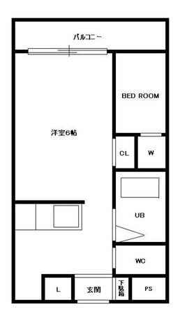 慶雲寺 徒歩4分 4階の物件間取画像